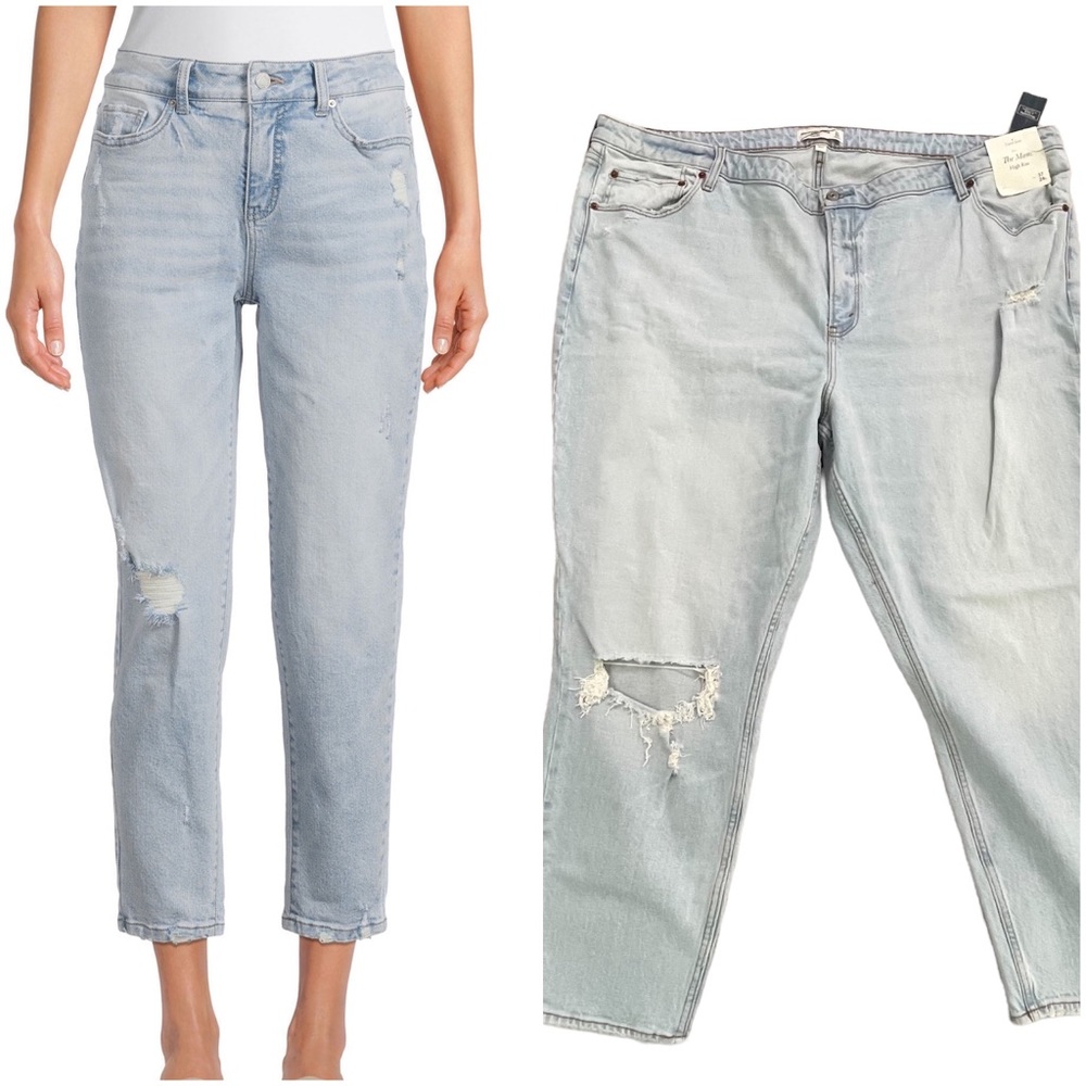 Abercrombie & Fitch The Mom High Rise Curve Love Jeans Size 37/24
